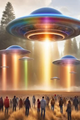 ufos rainbows,beautifuls paysages, fantastic colours,