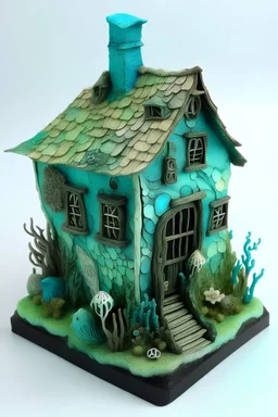 house underwater mermaid small back