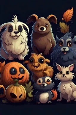 hallowen animals
