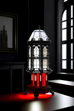 gaming table lamp inspired by palace, modern design,