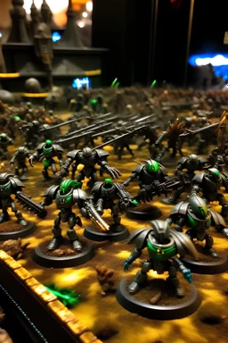 Necrons on batlefield