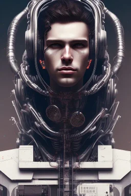 cyberpunk, head, men, portrai