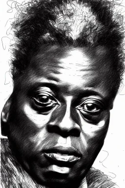 Miles Davis portrait, 8k resolution, r_drawings_rene, scribble, scribble drawing, scribble art, deviantart, rdrawings25, instagram