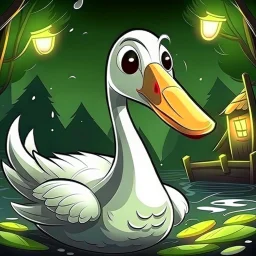 horror game cartoon goose