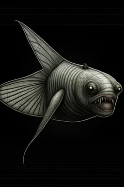 Moth / shark / human hybrid