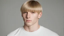 George is a rather attractive American (given the number of women who fall under his charm), very recognizable thanks to his bowl cut and his blond hair. We do not know his precise age but we can assume that he is between 20 and 25 years old, since he himself declares that he is a student. He usually wears jeans and a white shirt, and a greenjacket.