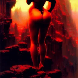 Drawing of beautiful face,'beautiful booty,Busty Vampirella',intense stare, ancient skintight armor, balanciaga fashion clothe painting by gaston bussiere, greg rutkowski, yoji shinkawa, yoshitaka amano, tsutomu nihei, donato giancola, tim hildebrandt, Oil on canvas, cinematic composition, extreme detail,fit full head inside picture,16k