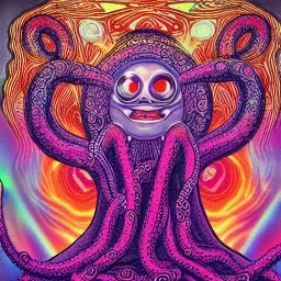 Dimethyltryptamine Demons Tentacles Psychedelic Mind