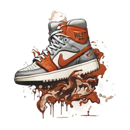 Logotipo para marca de Tênis, sneakers com nome West Kicks