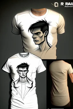 Draw a rsinalT-shirt in 2D