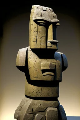 moai easter island golem robot