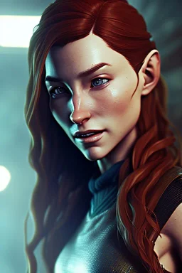 Tauriel, by Cedric Peyravernay, complete body in frame, delicate traits