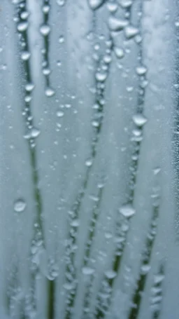 frost formed over glass