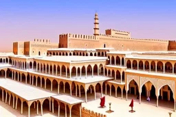 Ancient​ arabian​ city palace