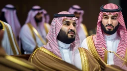 ولي العهد محمد بن سلمان يضرب نفسه بالسلاسل