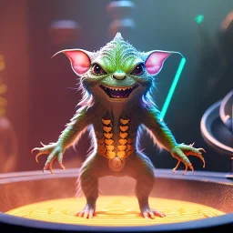 yoga gremlin artist, smoking pool, maze background ,chain levitated, levitated lab equipment, 4k, Highly Detailed, Masterpiece, perfect eyes, Digital Illustration, Cinematic Lighting, Realistic, Sharp Focus, Centered, Beautifully Lit, Bioluminescent by Stanley Artgerm Lau