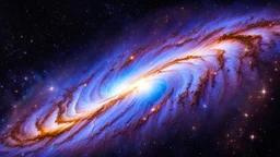 A beautiful view of a galaxy in the middle of the cosmos.