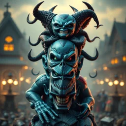 A hyper-realistic,totem pile if marvel villians high-quality highly detailed respectfully done, Photo Real, HOF, full size, practicality,manufacturability,performance, (((realism, realistic, realphoto, photography, portrait, realistic, elegant, charming, apocalyptic environment, professional photographer, captured with professional DSLR camera, trending on Artstation, 64k, ultra detailed, ultra accurate detailed, bokeh lighting, surrealism, Thomas Kinkade backgroun