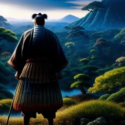 Ultra detailed fullbody Portrait in oil on canvas of Ghost Of Tsushima scenery,intense stare,extremely detailed digital painting, extremely detailed face,crystal clear Big eyes, mystical colors ,perfectly centered image, perfect composition, rim light, beautiful lighting,masterpiece,8k, stunning scene, raytracing, anatomically correct, in the style of robert e howard and Ken Kelley and Ohrai Noriyoshi and Simon Bisley and tomzj1