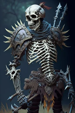 armored skeleton wild hunt warrior