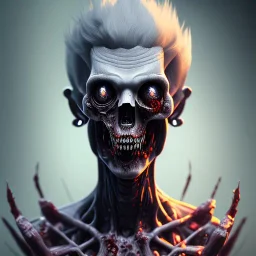 zombie dressed character, hyper detail, 8 k, detailed face