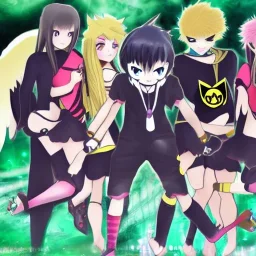 Anime pokemon dressed as BVB fan