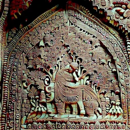 Most detailed intricate painting relief