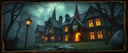 style John Atkinson Grimshaw,3d airbrush render, dark wesal gnome , pinhole cam, airbrush 3d rendering, in the style of Titian and Dali , torn edges on border