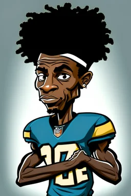 Nicholas Jackson Footballer, cartoon 2d