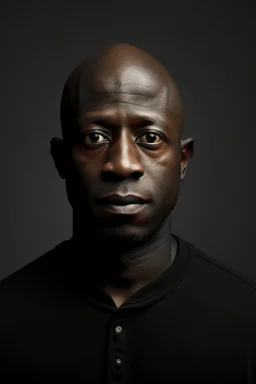 small black bald man, small proportions
