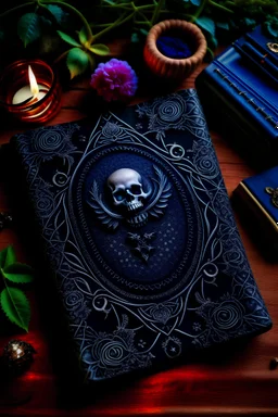 COVER FOR A GOTHIC AESTHETIC NOTEBOOK