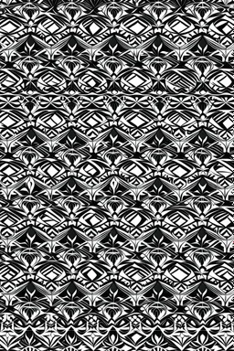 Textile design, black and white, tilable, infinite pattern,