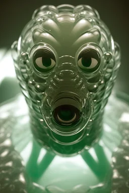 Glass monster, masterpeace, extremely sharp detail, finely tuned detail, ultra high definition 8 k