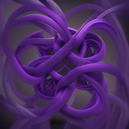 intertwining purple