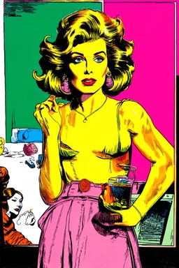Illusion, projection, and fantasy; lowbrow 1970's Pop art