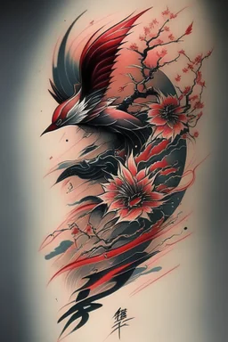 flash tattoo design japanese