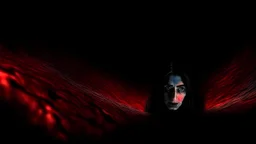 WOMAN Moody. Horror.