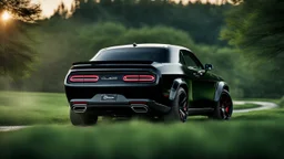 G-Class Dodge Challenger ,rear view, desktop wallpaper, 4K, Cinematic
