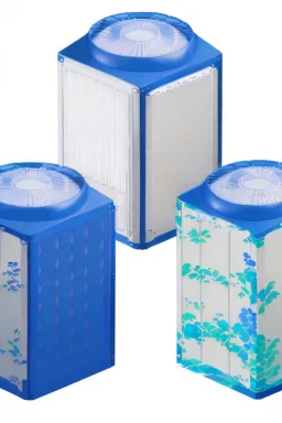 3 Large designer air purifiers