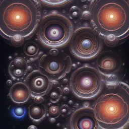 meditation, third eye, universe, fourth dimension, fractal, realistic, 8k, high quality, extreme detail, symmetrical,