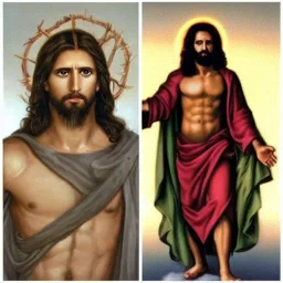 fusion between jesus and rambo