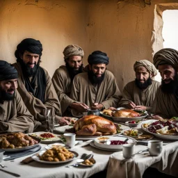 Thanksgiving dinner among the Taliban