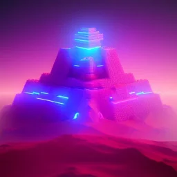 Synthesizer midi crystals ziggurat