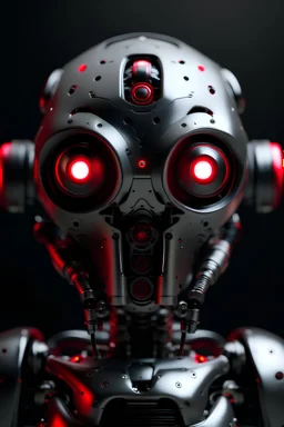 robot with red eyes