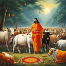 the Viswajit sacrifice, made a gift of all that he possessed, including the priests. When the offerings were being distributed, Shraddha, Faith, entered your heart. You say “These cows have drunk water, eaten grass and given milk for the last time, and their senses have lost all vigor. He who gives these undoubtedly goes to joyless realms.” Then you told ${deity’s name} : “dear deity: to whom wilt thou give me?” You said it a second time, then a third time. ${deity’s name} replied: “I shall giv