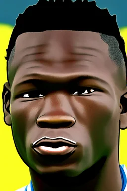 Moises Caicedo Footballer cartoon 2d