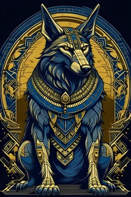 egyptian wolf king of egypt