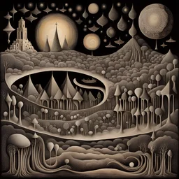 surrealist art {Caucuses,} . dreamlike, mysterious, provocative, symbolic, intricate, detailed
