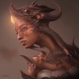 sango fantasy, fantasy magic, intricate, sharp focus, illustration, highly detailed, digital painting, concept art, matte, artgerm and paul lewin and kehinde wiley, masterpiece sexy lips Asian afro lips black African lady body Asian Dragon head silver bright rain lady outer space pretty skull head