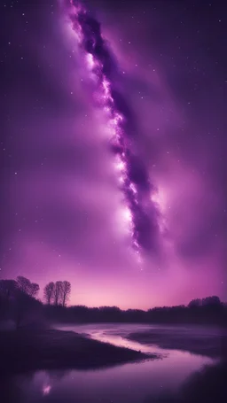 purple sky galaxy